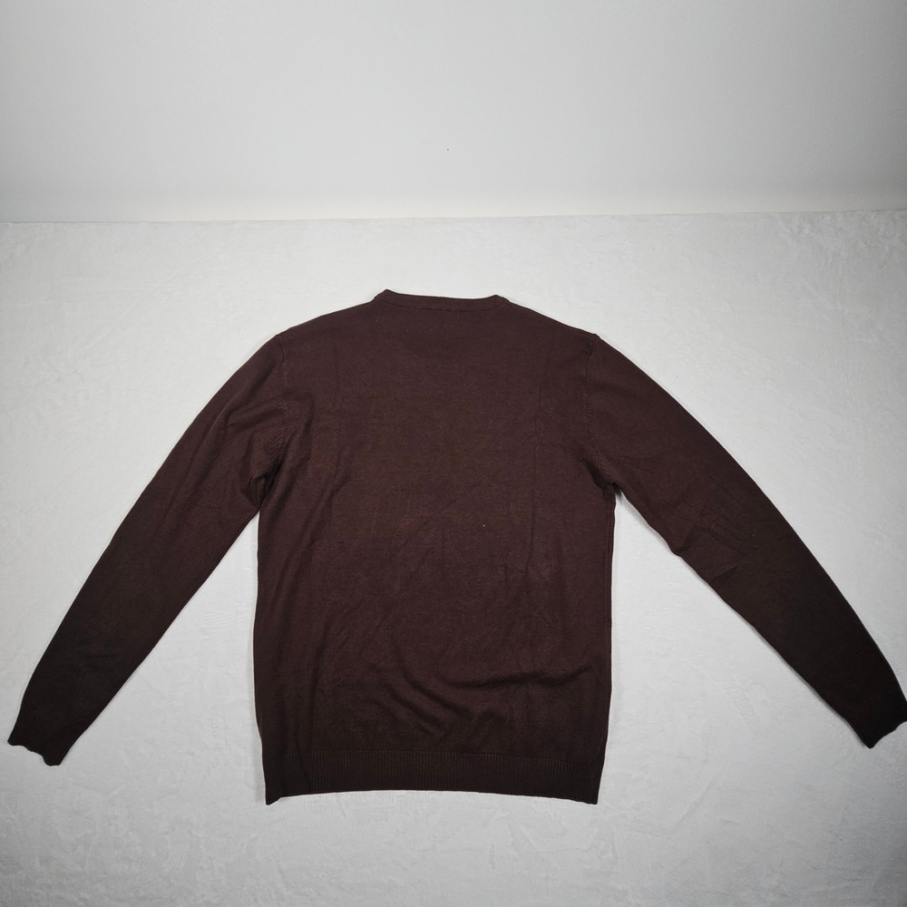 XRAY JEANS Men's‎ Dark Brown Crew Neck Long Sleeve Sweater XL - Picture 2 of 4